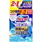 056790 KOBAYASHI Bluelet Stampy Fresh Cotton Дезодорирующий очиститель-цветок для туалетов, с ароматом свежего хлопка, запасной блок 28гХ3шт 056790 - фото 1072